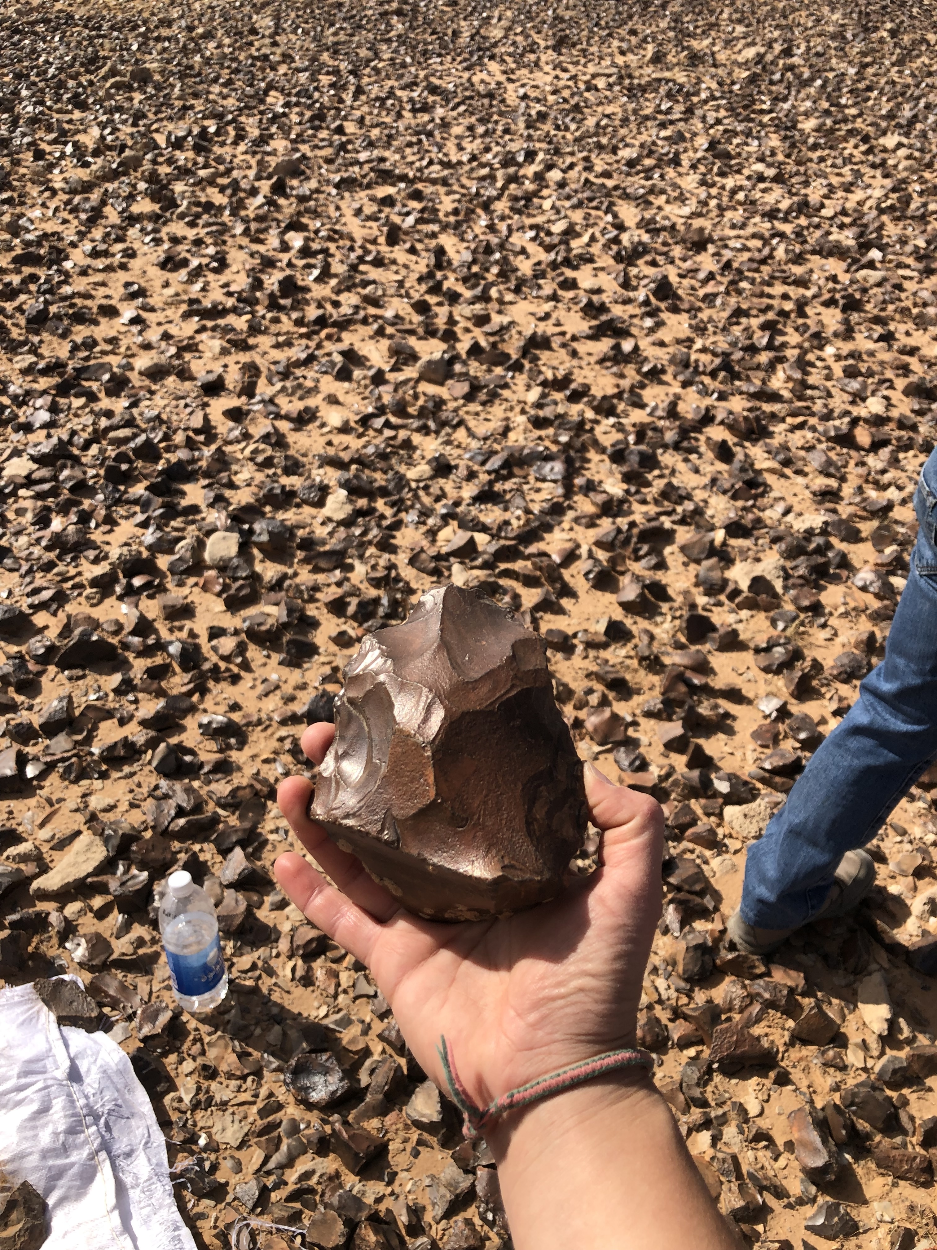 VUB researcher discovers hand axes that may go back 1,5 mill