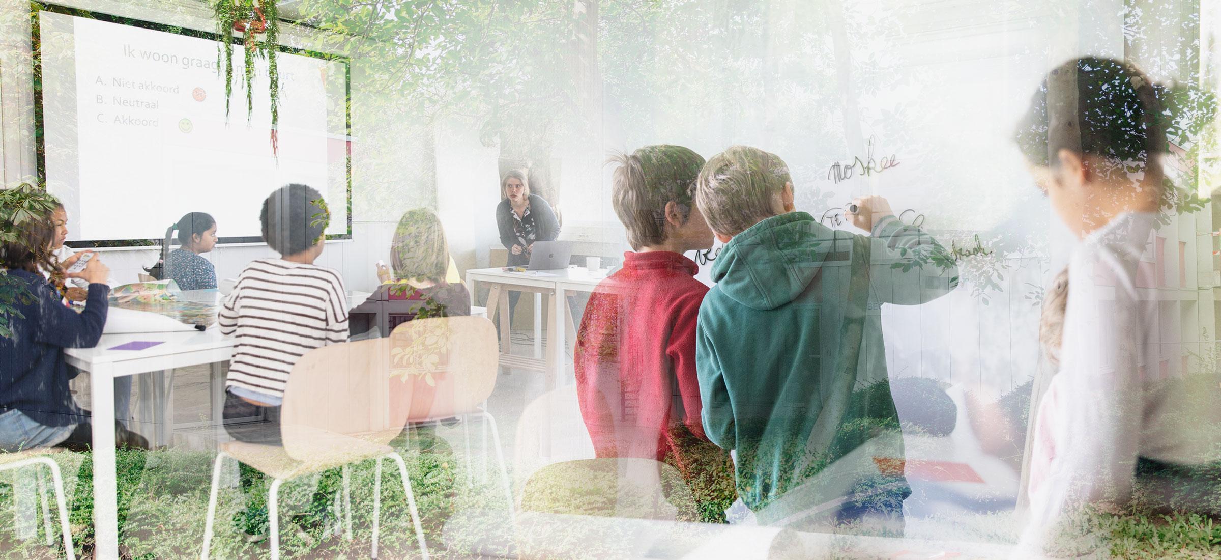 header beeld voor de educatieve master en schakelprogramma Basisonderwijs MILO_Header_4v1.