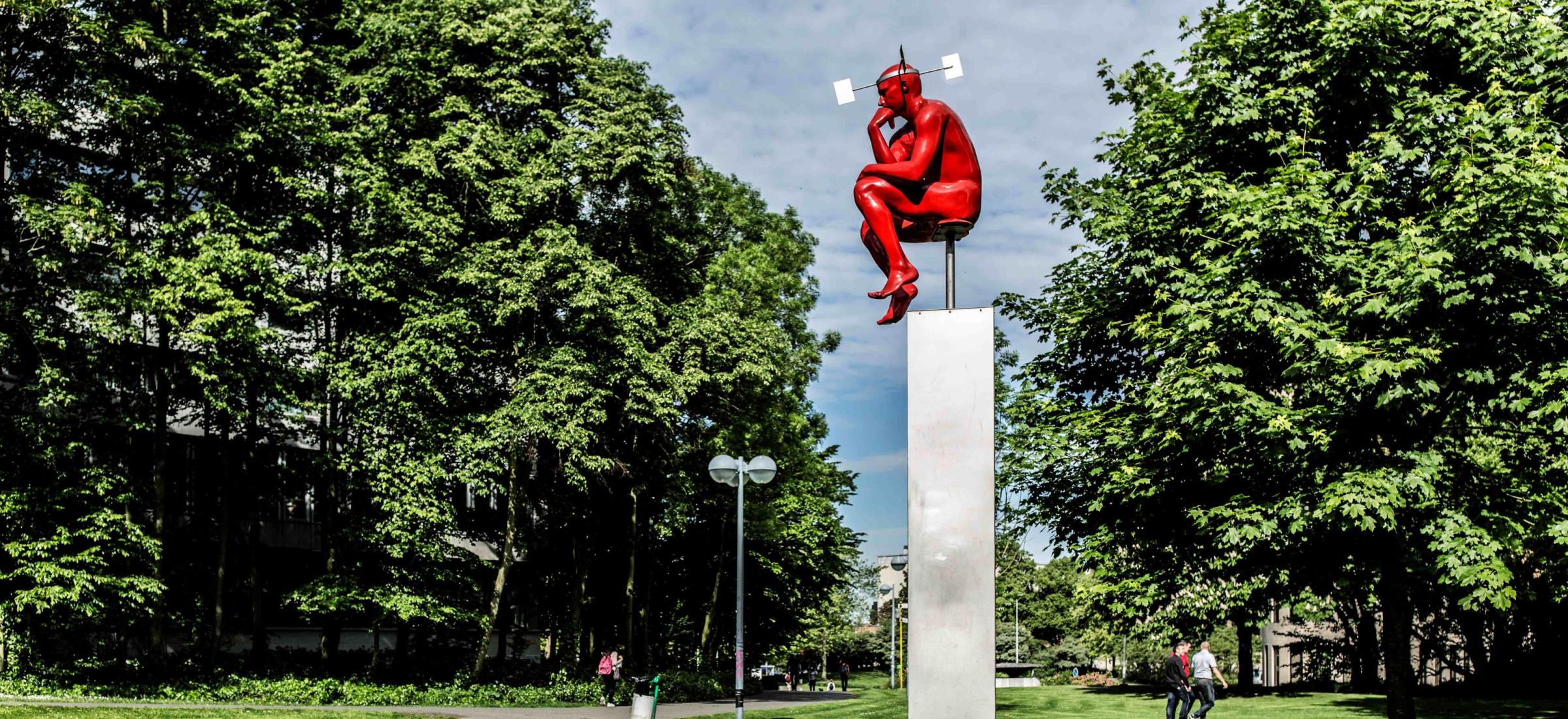 Studenten bij De Denker