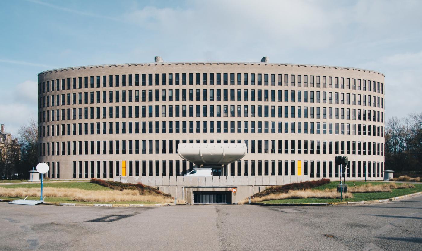 Gevel van Braemgebouw op Campus Etterbeek Gevel van Braemgebouw op Campus Etterbeek