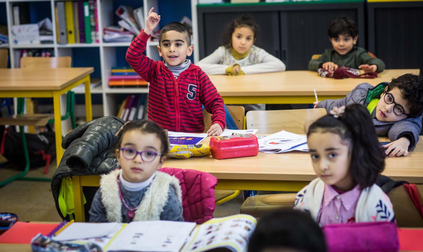 2022_Arabische taallessen_Kinderen in een klaslokaal_VUB