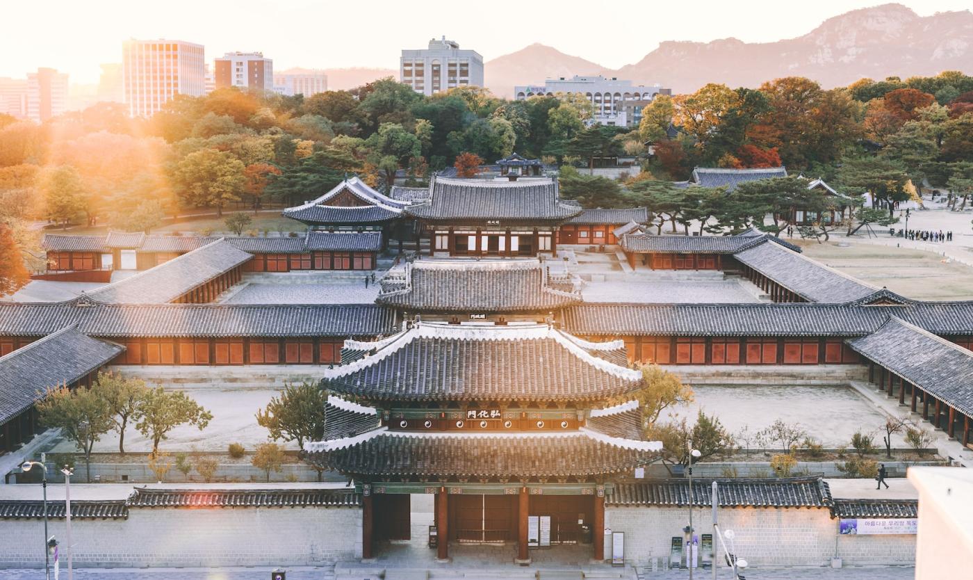 Tempel in Zuid-Korea Tempel in Seoul, Zuid-Korea
