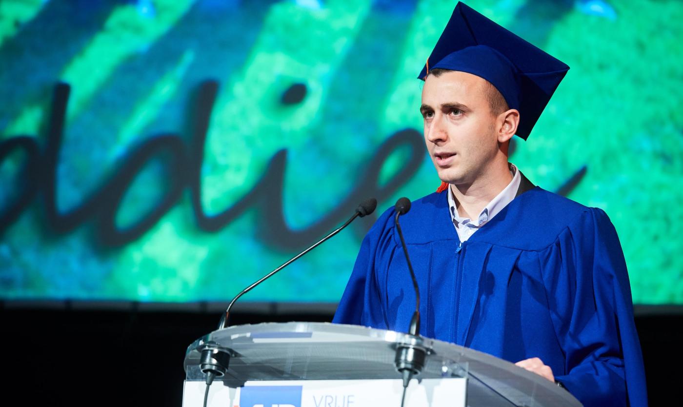 Arlind Cara, Master Communication Studies Alumni testimonial Arlind Cara, Master Communication Studies