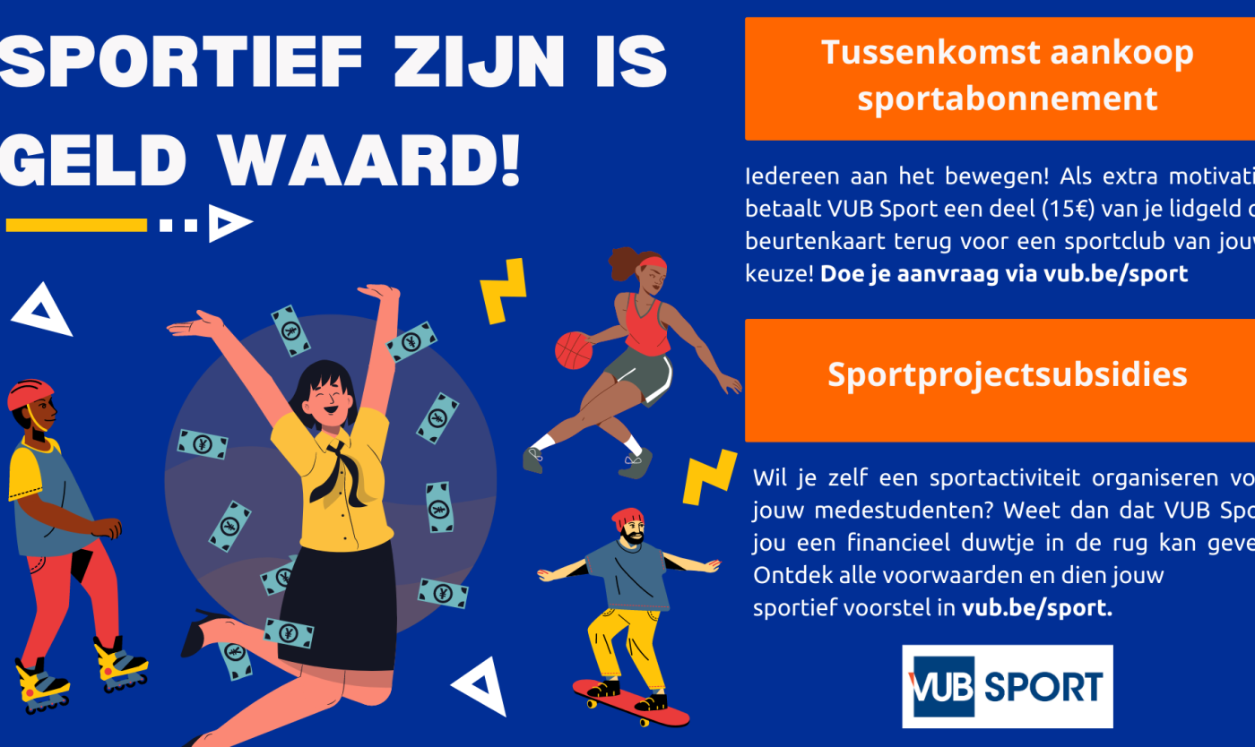 Sportief zijn is geld waard