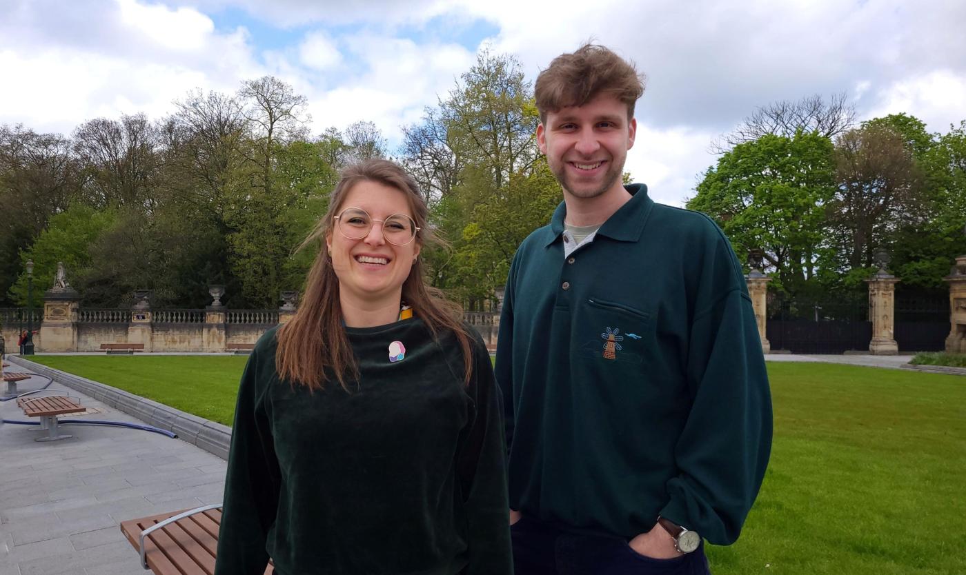 alumni Kelly Van Hoorebeeck en Edgar Deven