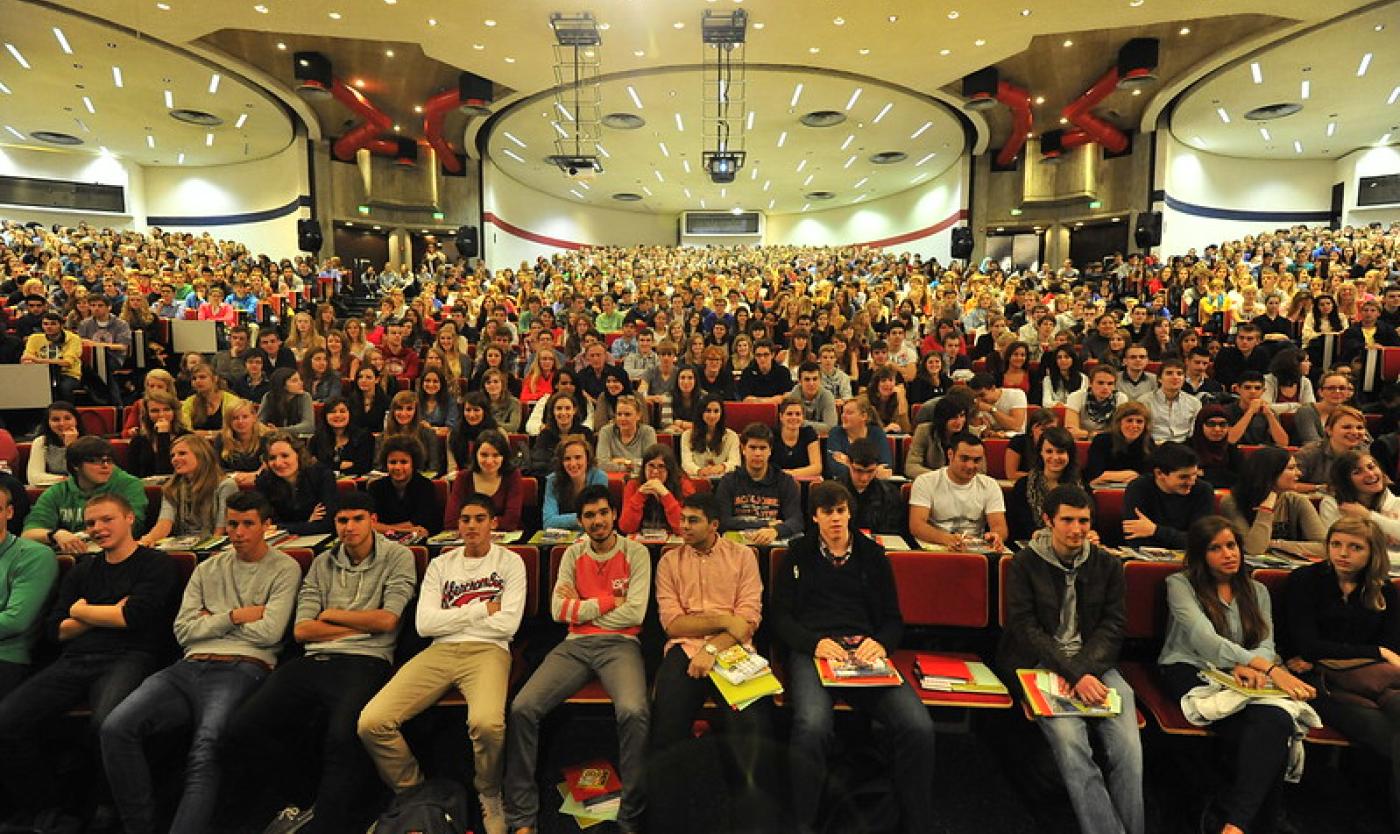 Volle Aula VUB