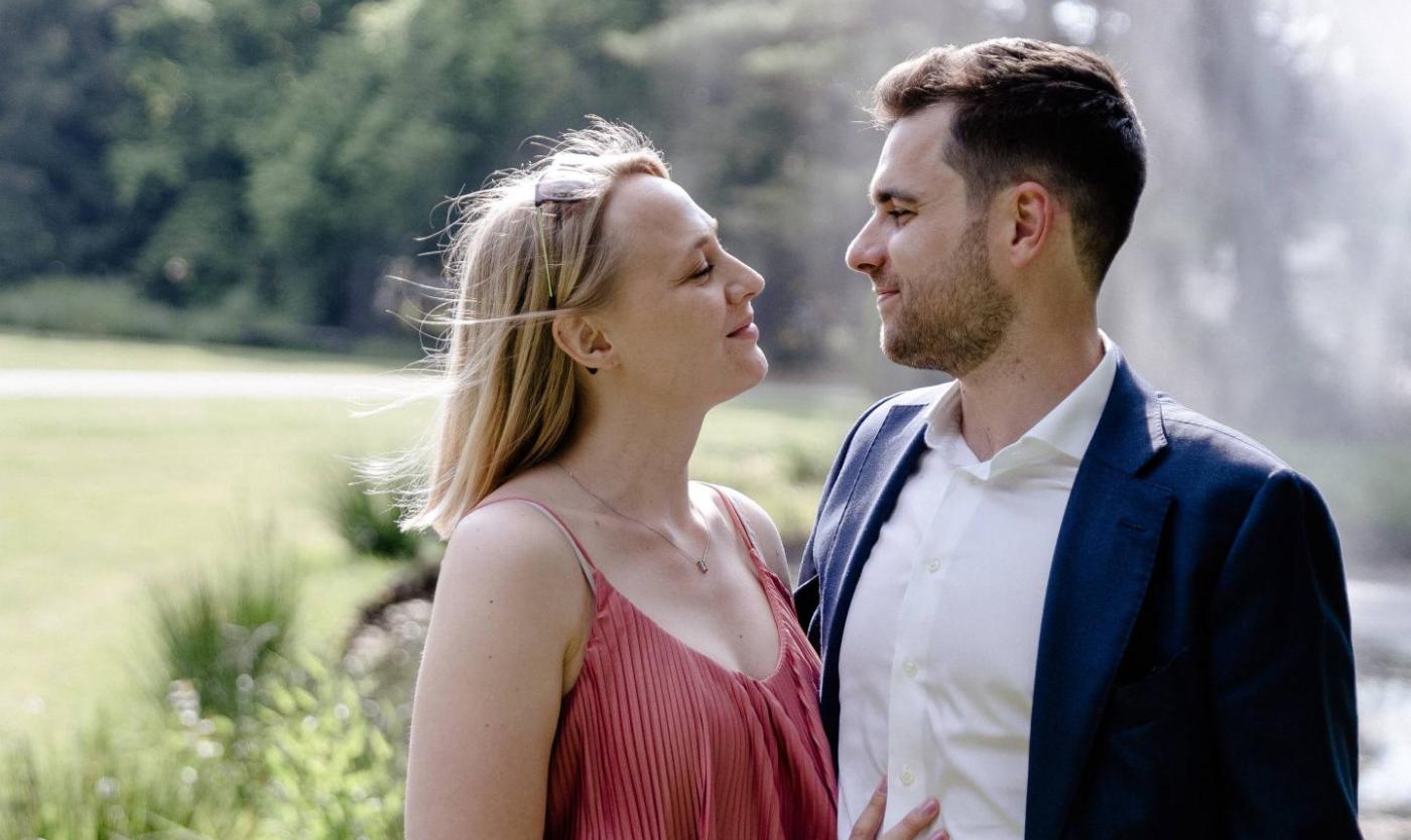 De trouw van Julie en Gian