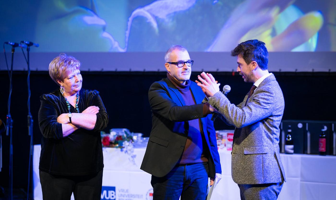 Nadine Engels en Vincent Ginis op Nieuwjaarszitting Nadine Engels en Vincent Ginis op Nieuwjaarszitting