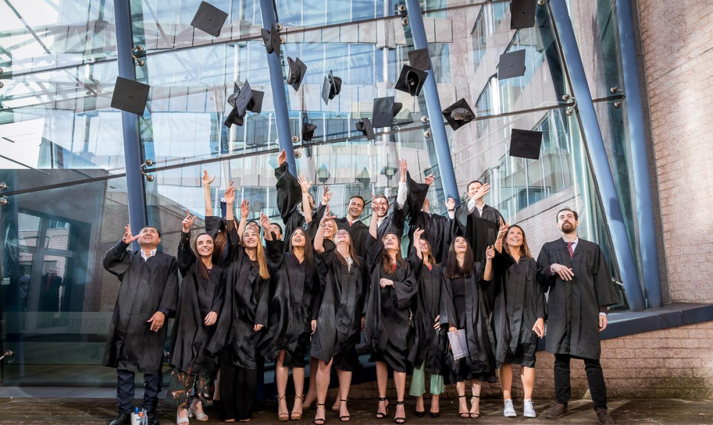 Afstuderende studenten