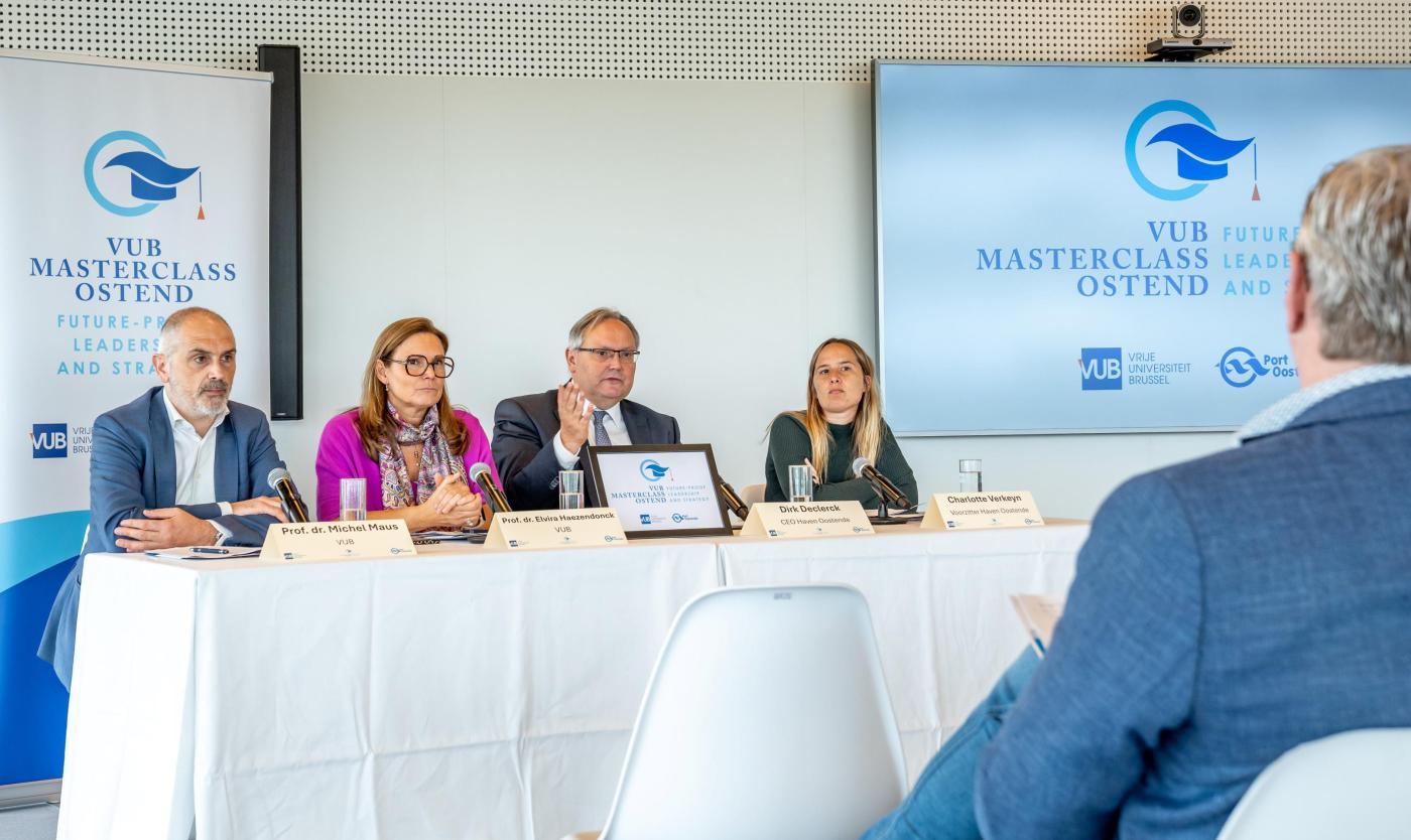 lancering leerstoel Masterclass series in Ostend