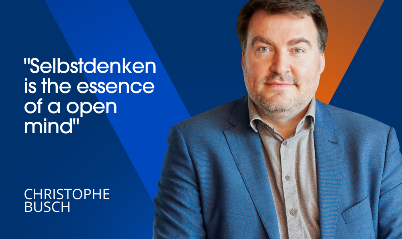 Engelse vertaling van de quote van Christophe Bush