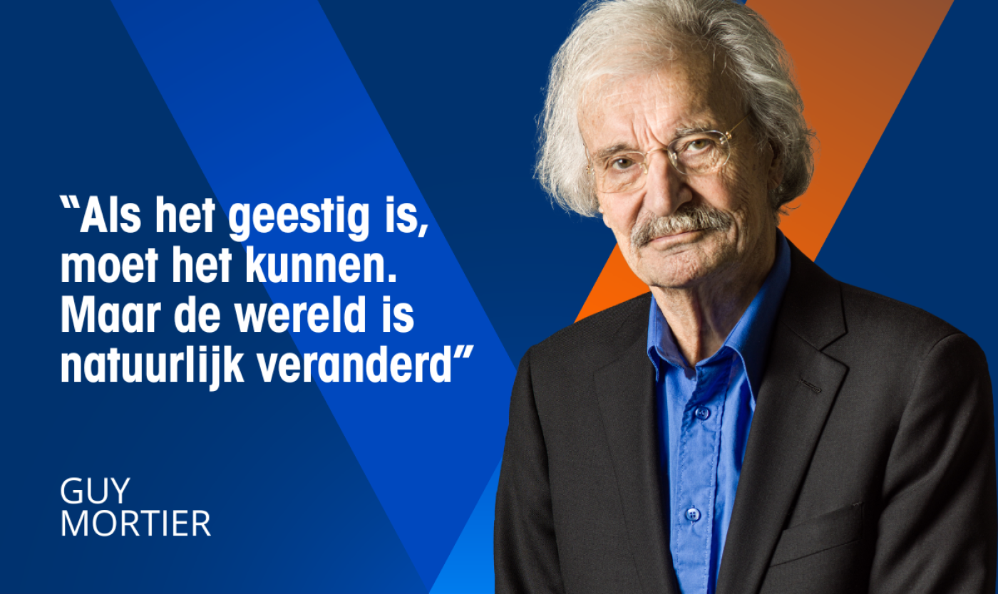 Quote door Guy Mortier voor Feest van de Vrije Geest