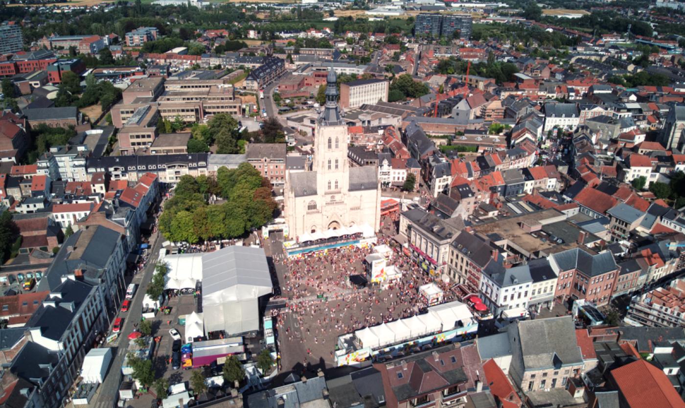 Tienen in vogelvlucht Tienen in vogelvlucht