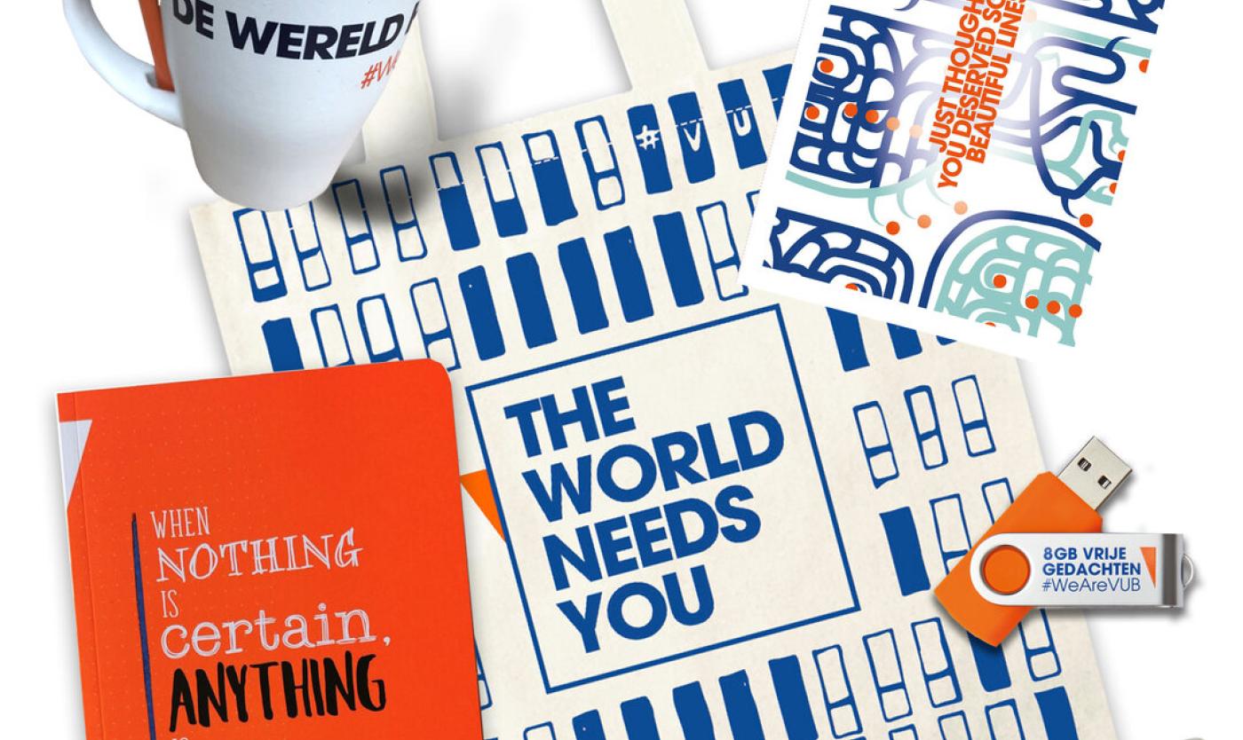 Gadgets uit de VUB webshop
