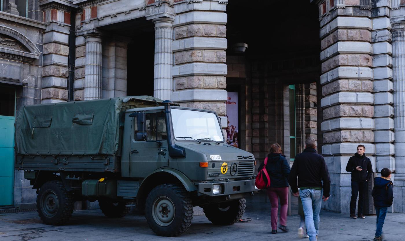 Aanwezigheid leger in het Centraal Station van Antwerpen