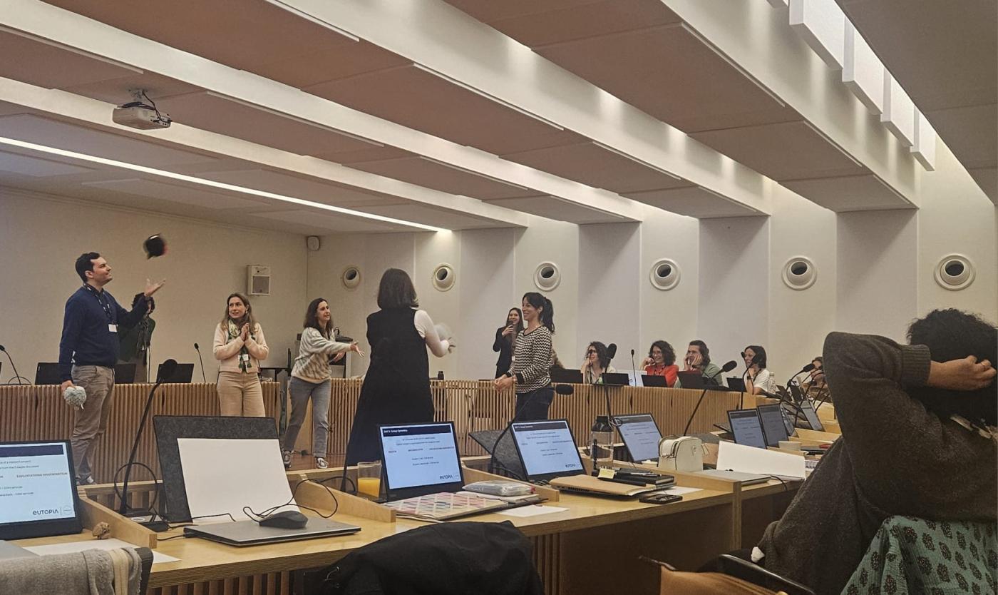 Excercise during workshop at NOVA University Lisbon