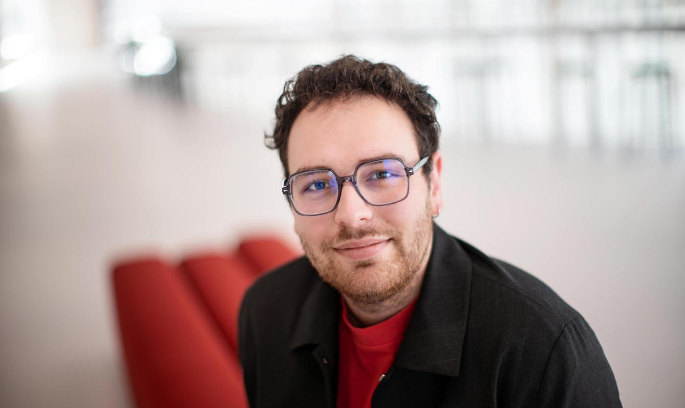 Wout Vanhelden, voorzitter van de Studentenraad Wout Vanhelden, voorzitter van de Studentenraad