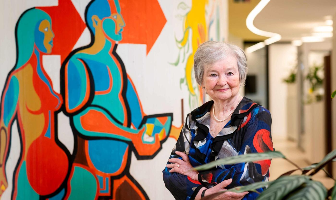 VUB-pionier Els Witte in het Braemgebouw