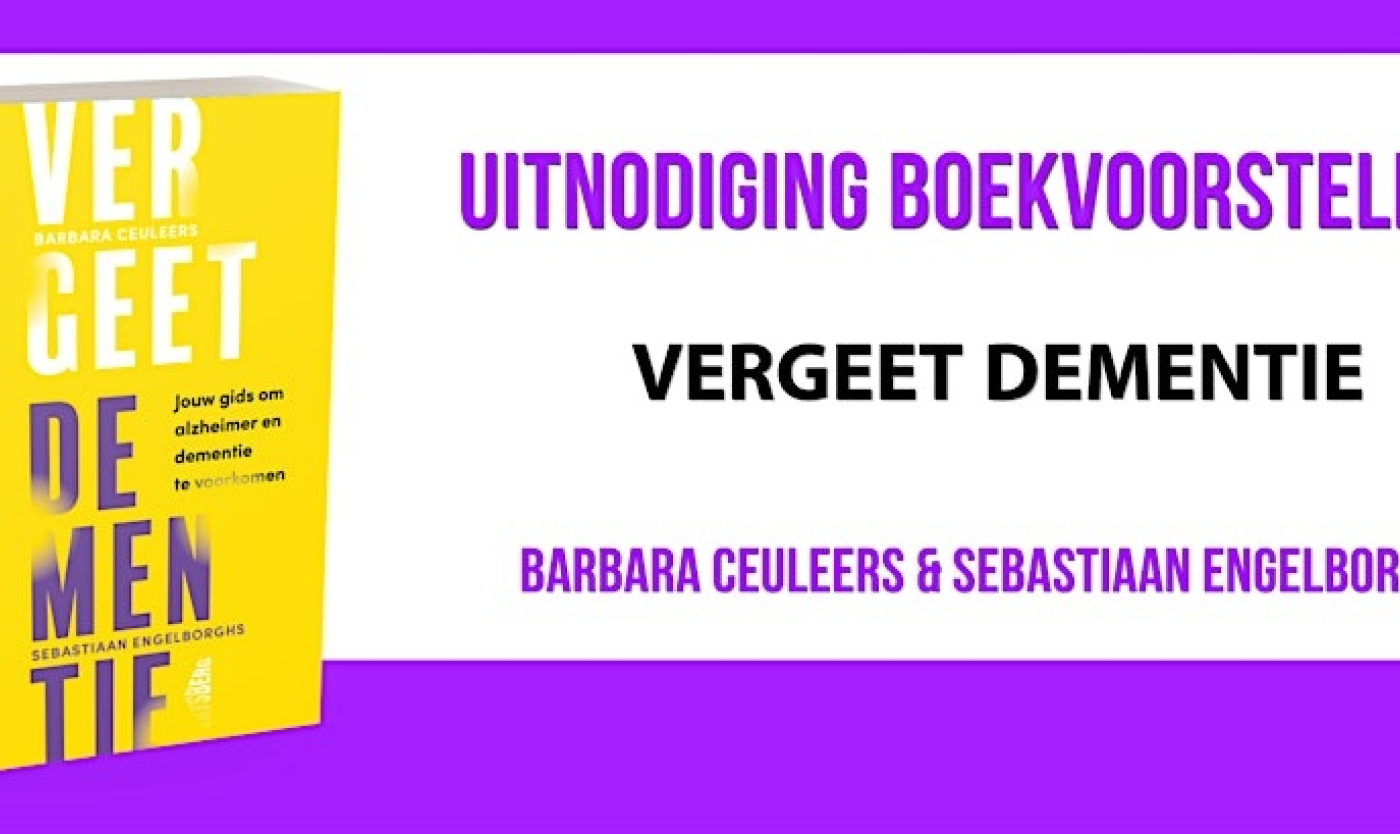 Boekvoorstelling Vergeet dementie