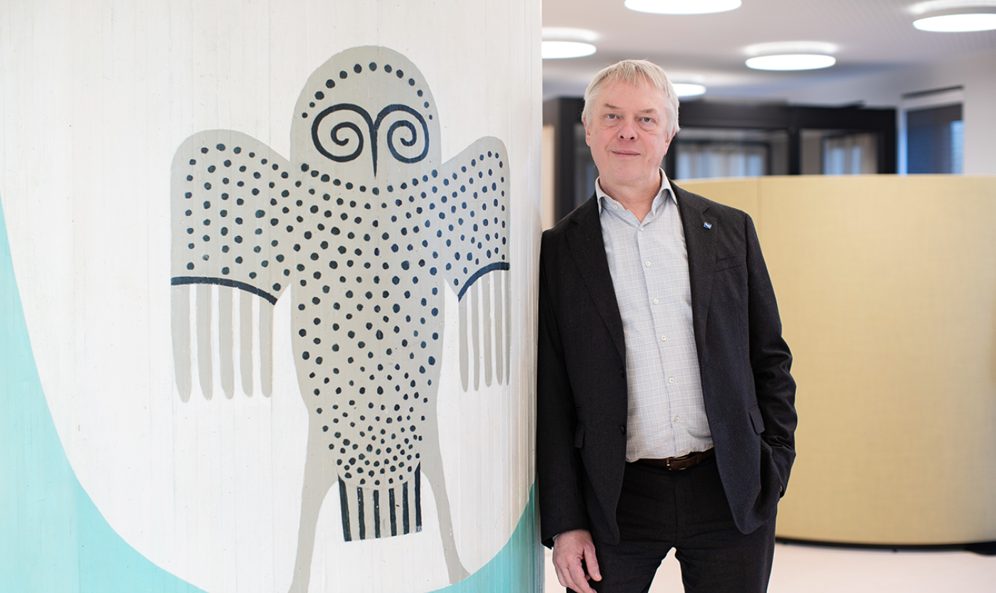 Jan Danckaert in het Braemgebouw