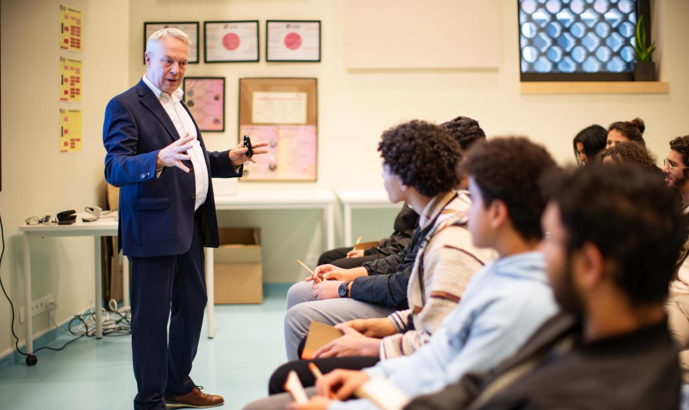 Jan Danckaert op de PACT School Tour