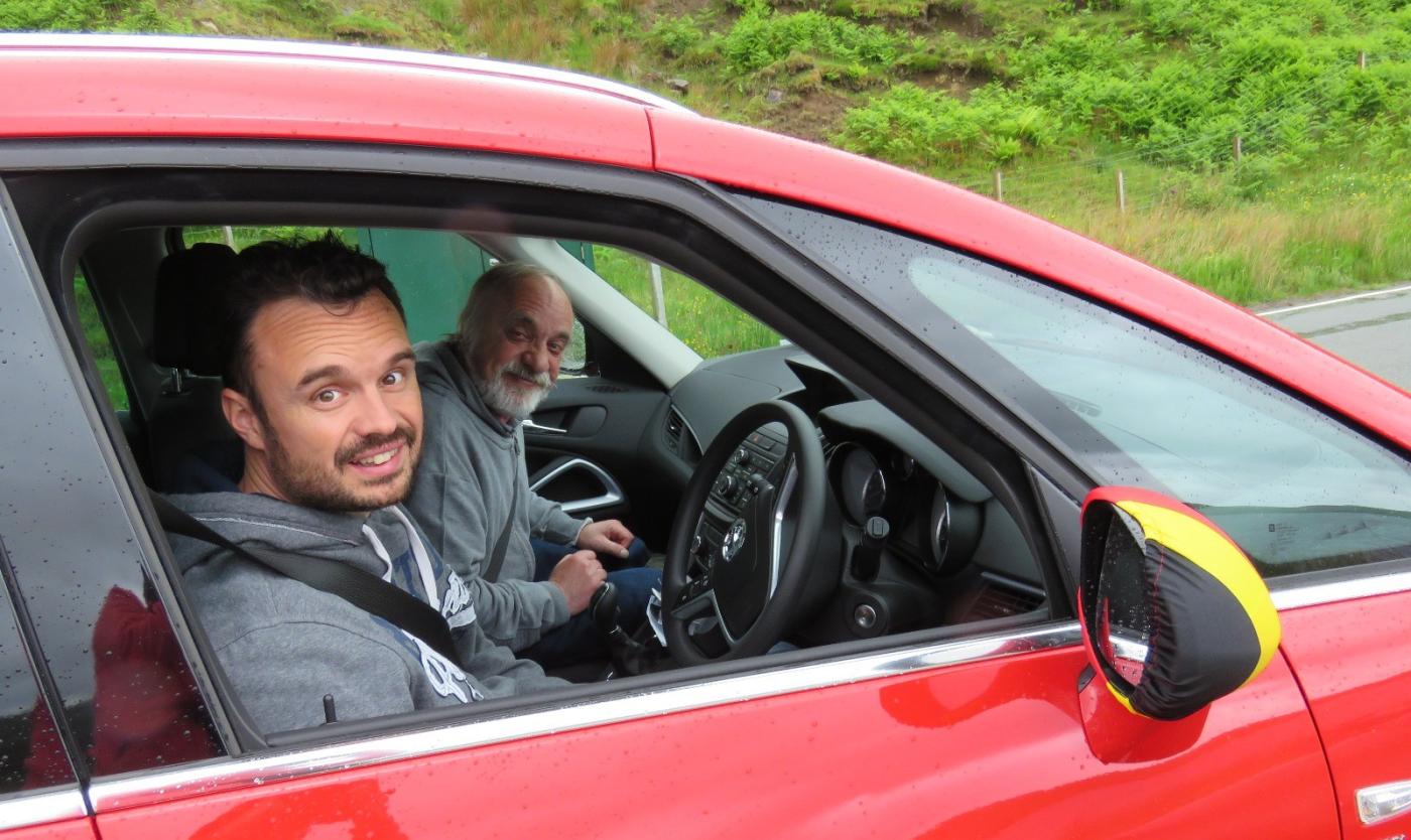 Personeelslid Ben Van Beeck en zijn overleden vader