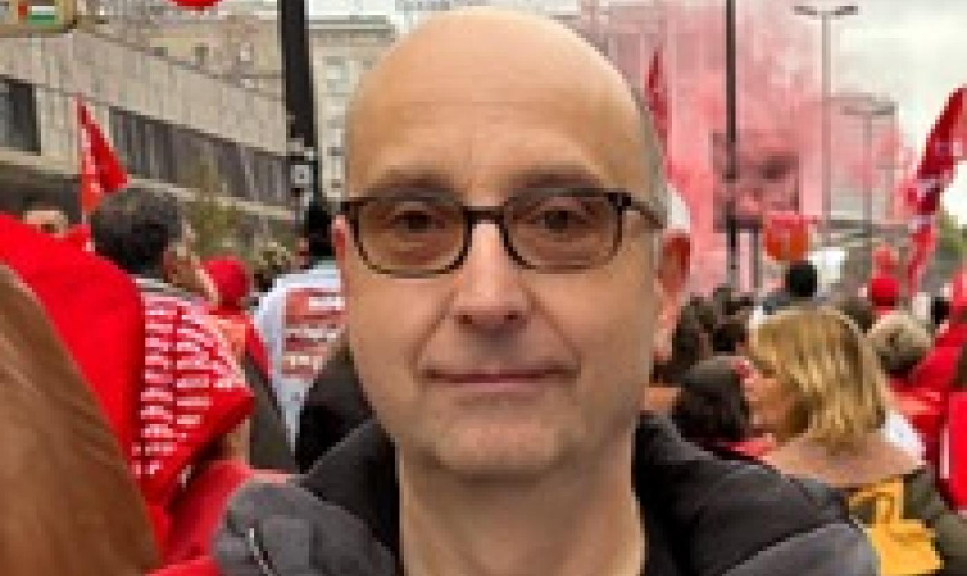 VUB- vakbondsafgevaardigde ABVV Jo Coulier