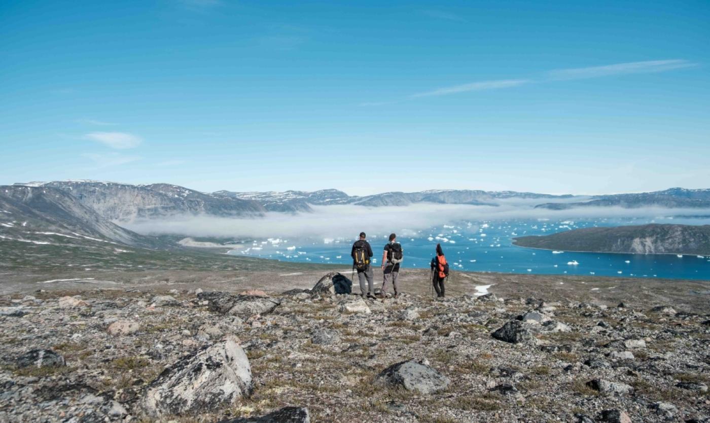 Onderzoekers op Antarctica