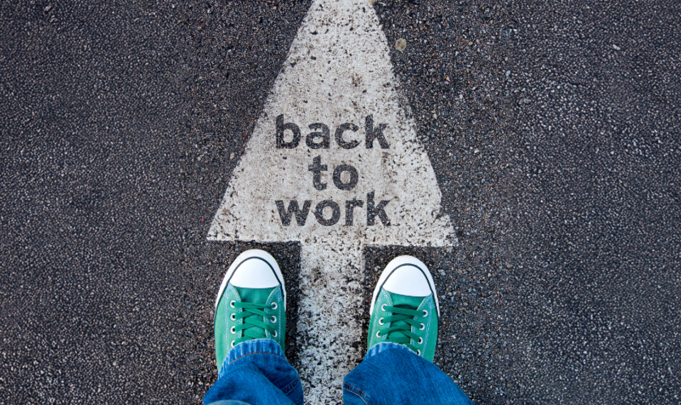 Campagnebeeld Back to work