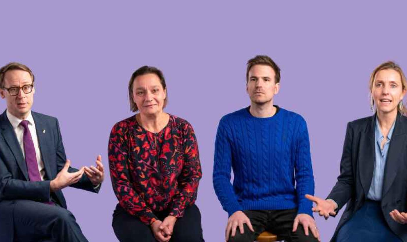 Foto's van de sprekers