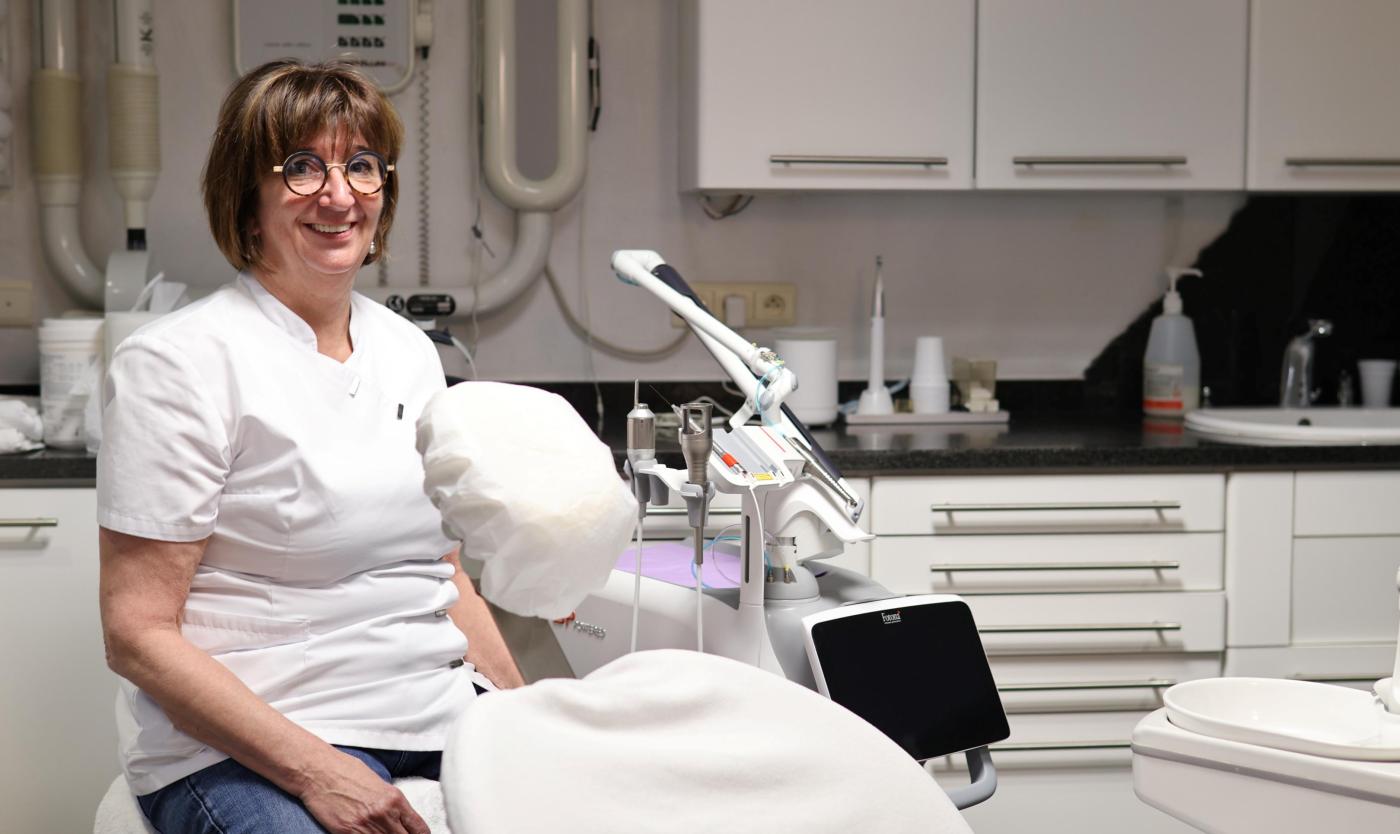 Beatrijs Deruyter met laser