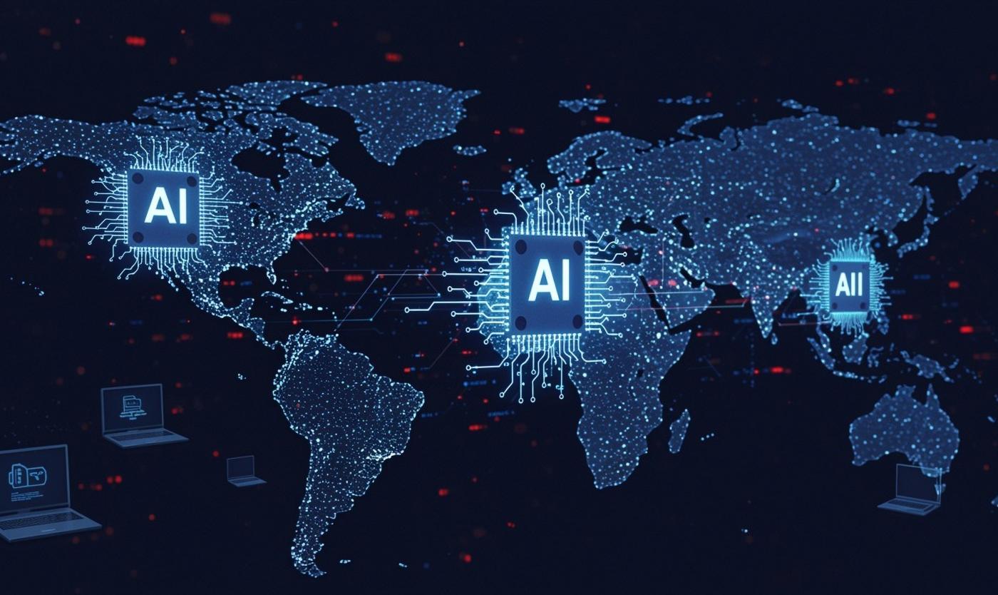 AI over de wereldmap