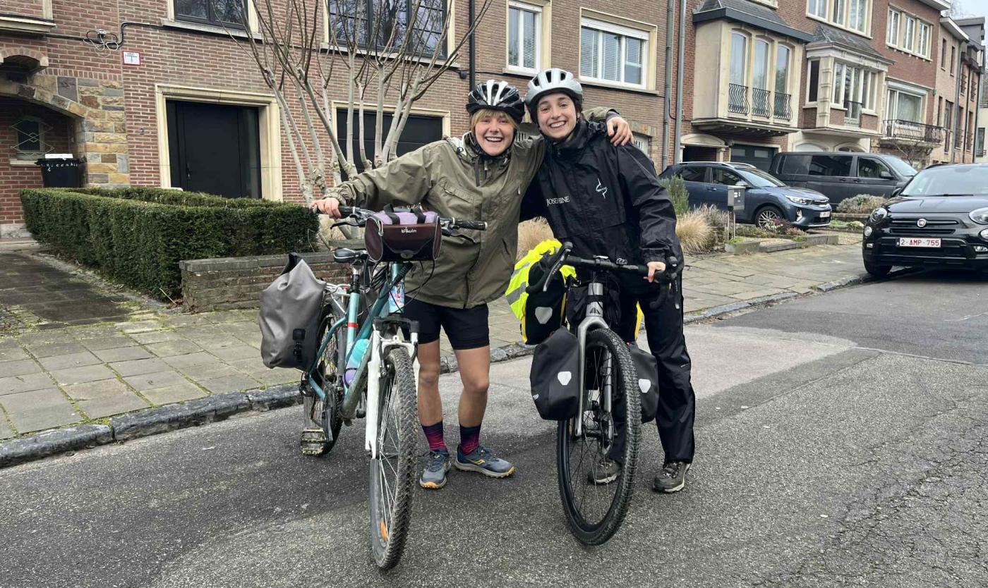 Josephine travels to Ljubljana on her bike