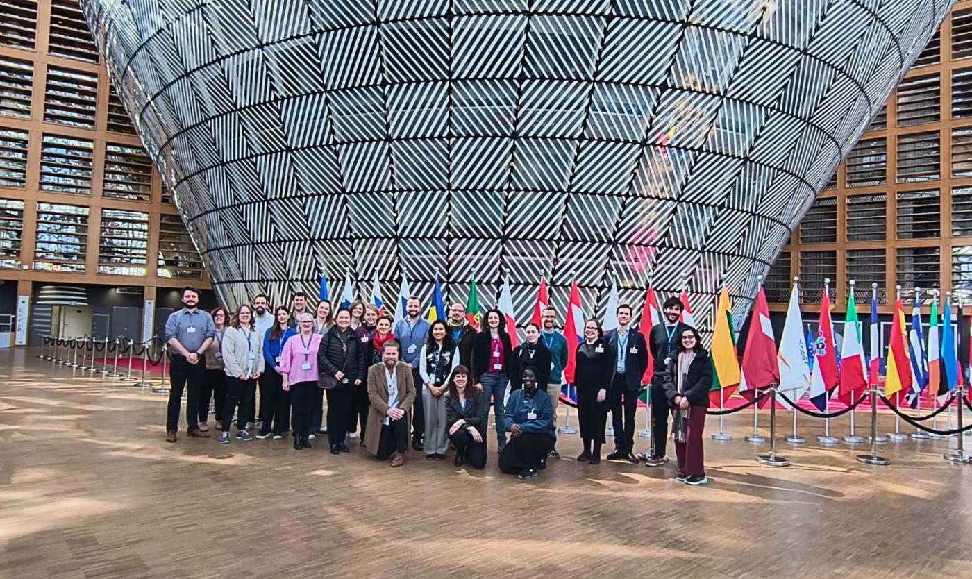 Group photo of the Erasmus+ project team with partners 