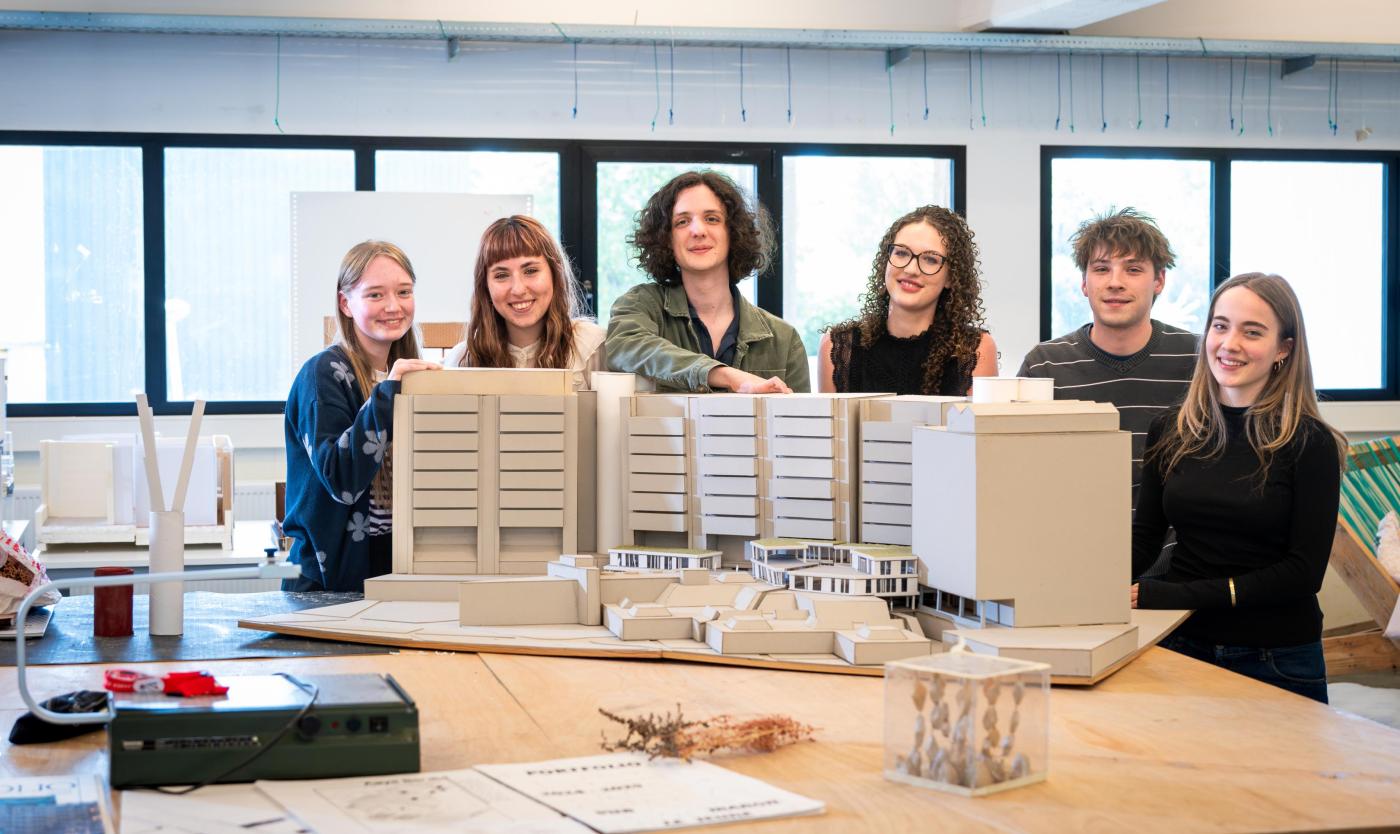 Architectuur studenten Horst