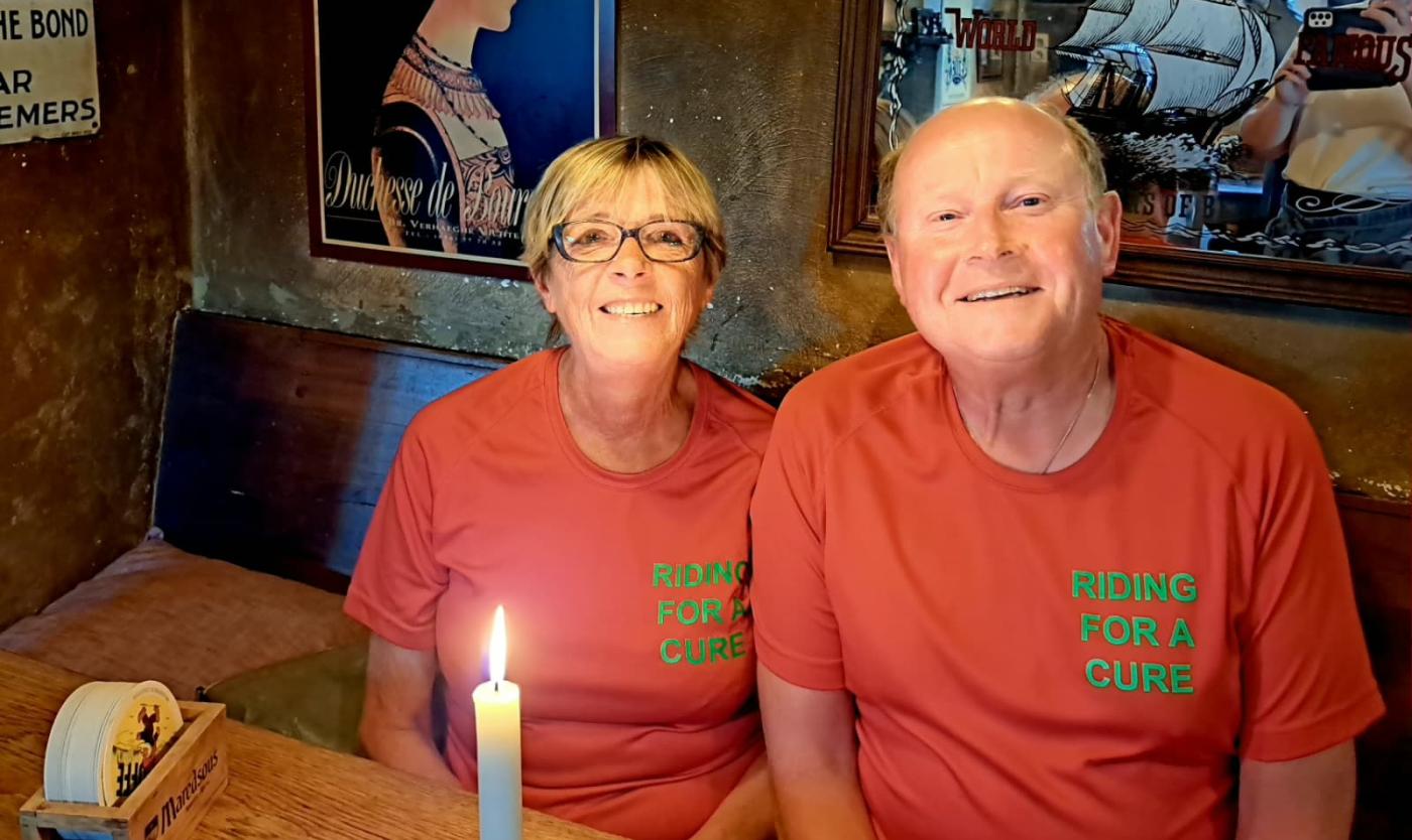 Luc Vandevyvere met zijn vrouw Christine