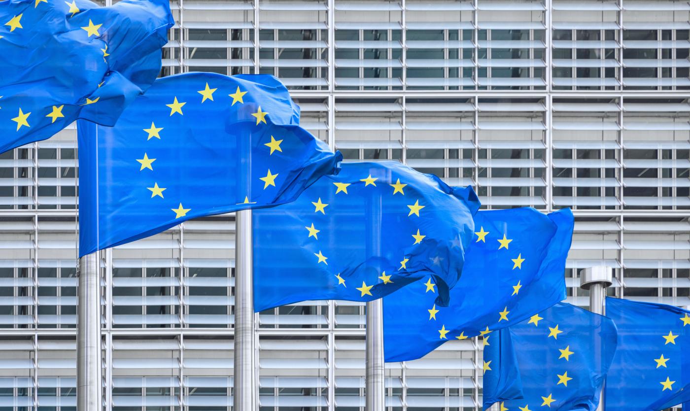 2026_European flags_Brussels School of Governance_Etterbeek_iStock-1673258162