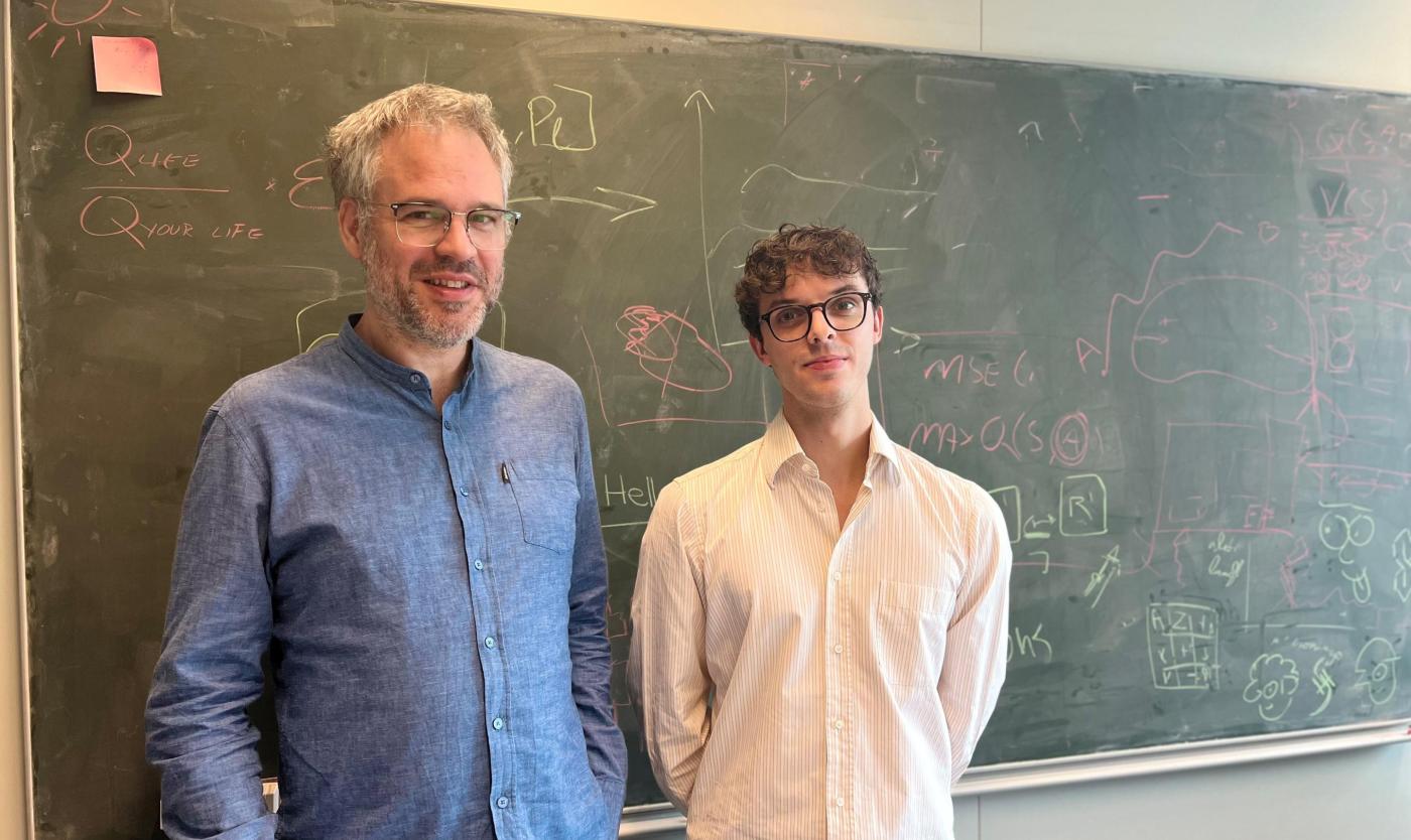 Pieter Libin (L) en Raphaël Simon