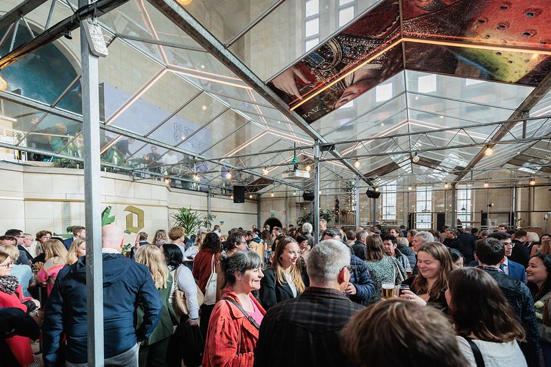 Receptie na de afstudeerceremonie op de Kunstberg 