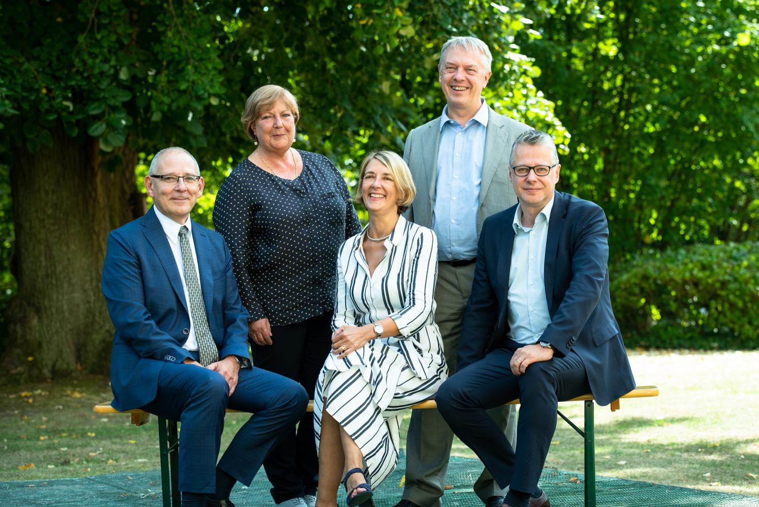 Jan Danckaert en vicerectoren Jan Danckaert samen met de vicerectoren