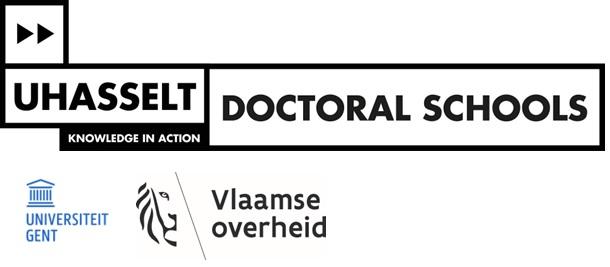 Logo's UHasselt Doctoral Schools en Vlaamse overheid 2023_Logo's UHasselt Doctoral Schools Vlaamse overheid