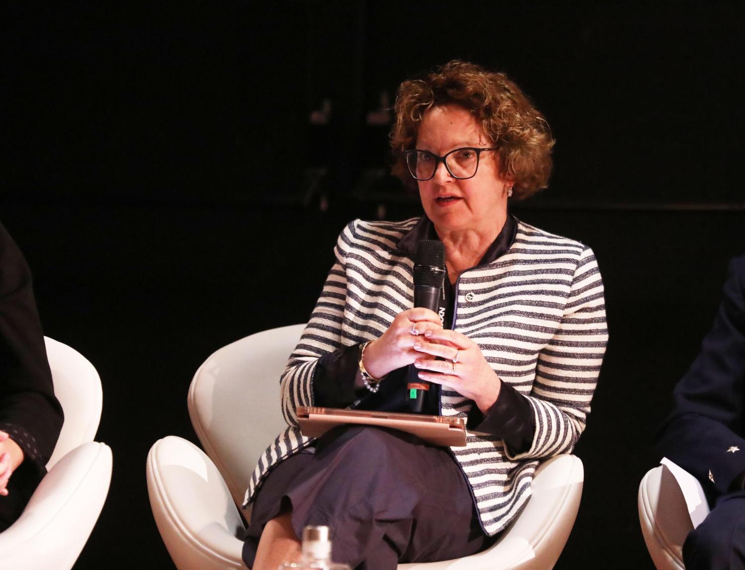 Tiziana Lippiello, voorzitter van EUTOPIA Tiziana Lippiello, voorzitter van EUTOPIA