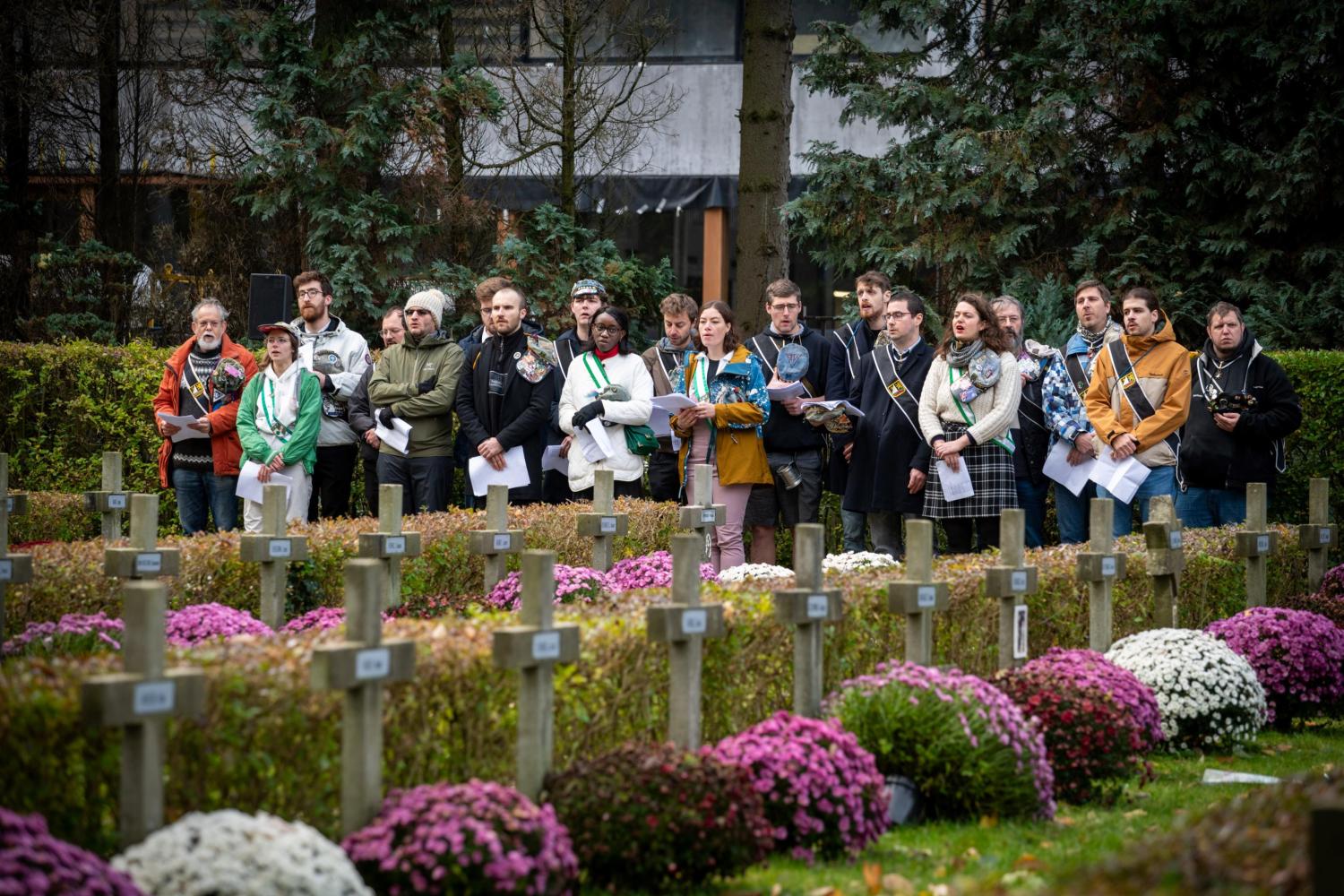 Gezang op de schietbaan