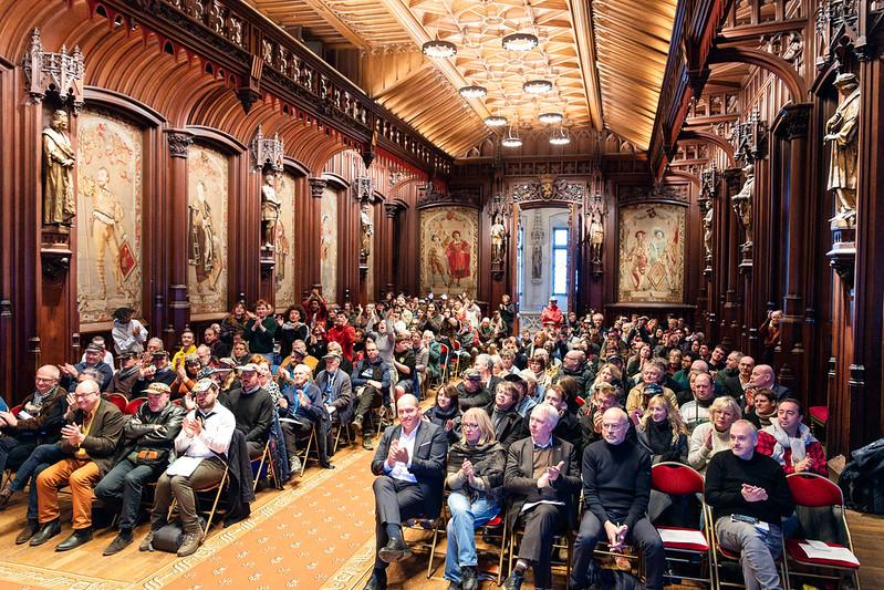 De Gotische Zaal in het Brusselse stadhuis De Gotische Zaal in het Brusselse stadhuis