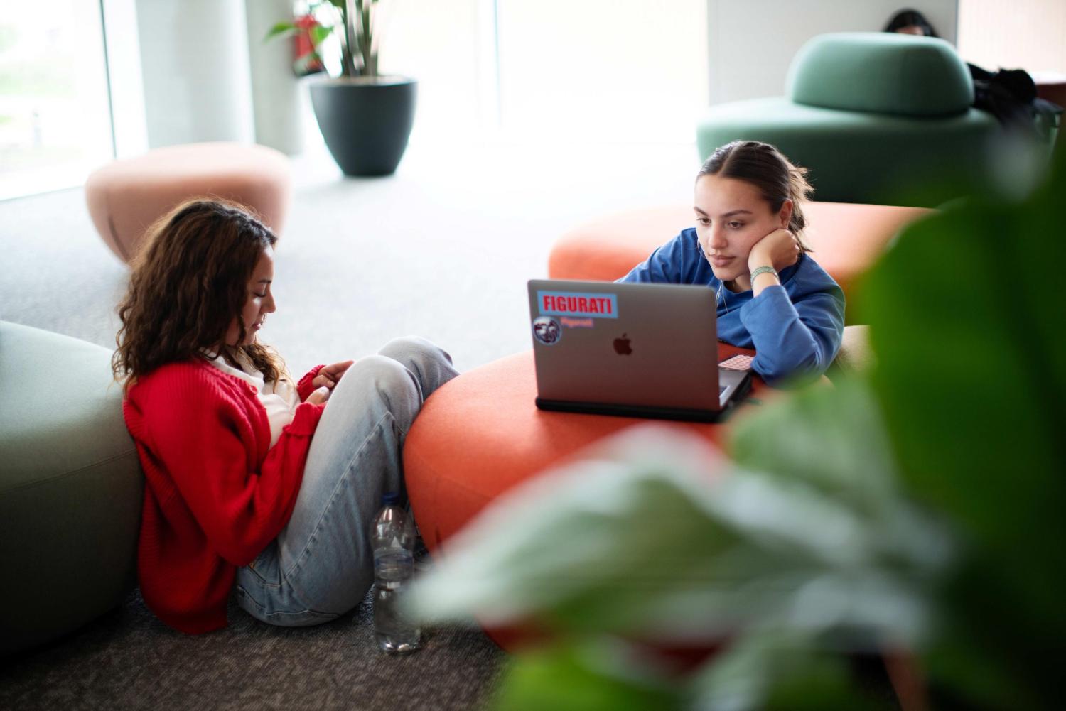 Studenten in het LIC