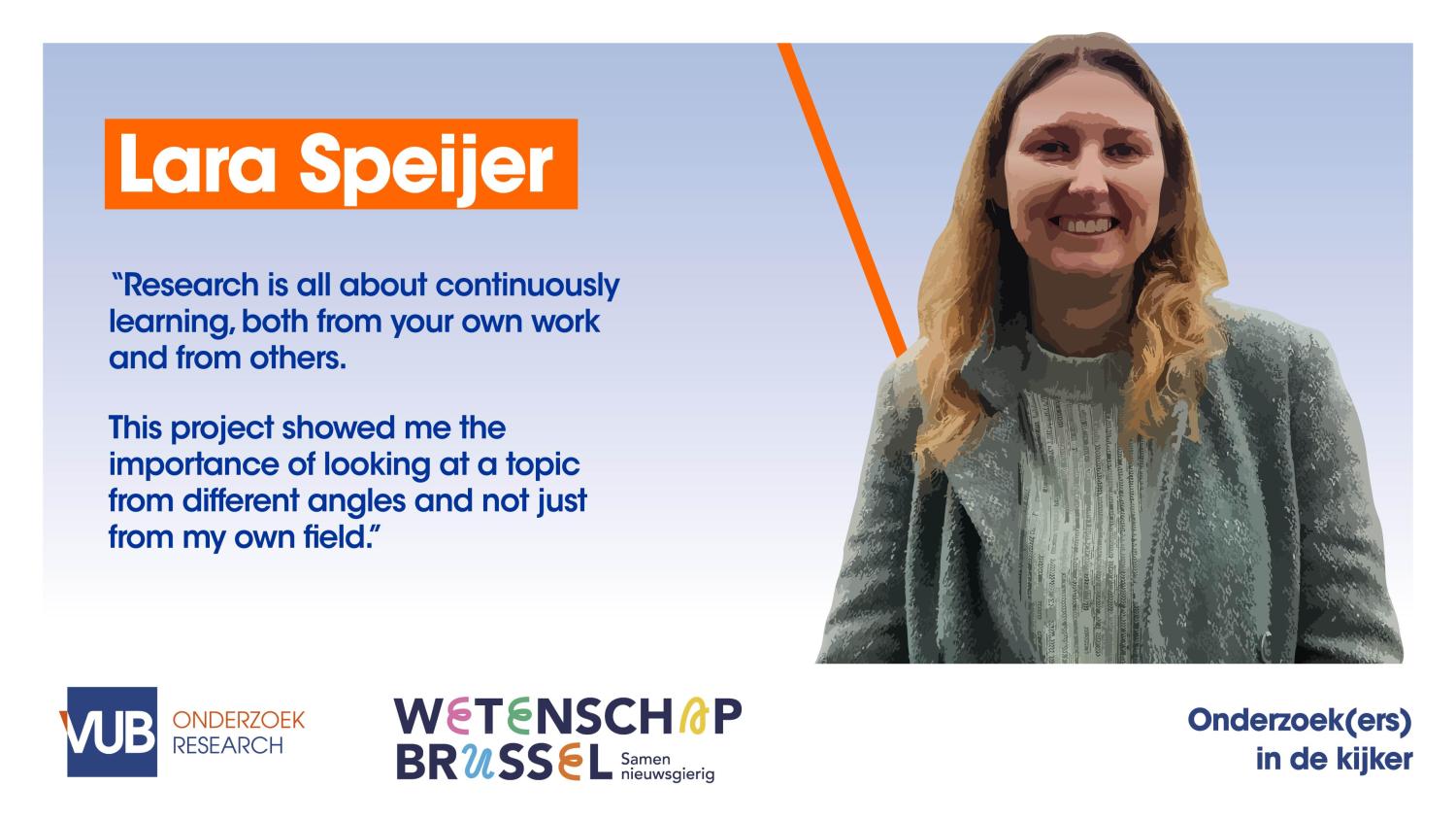 Onderzoek(ers) in de kijker Laura Speijer Onderzoek(ers) in de kijker Laura Speijer