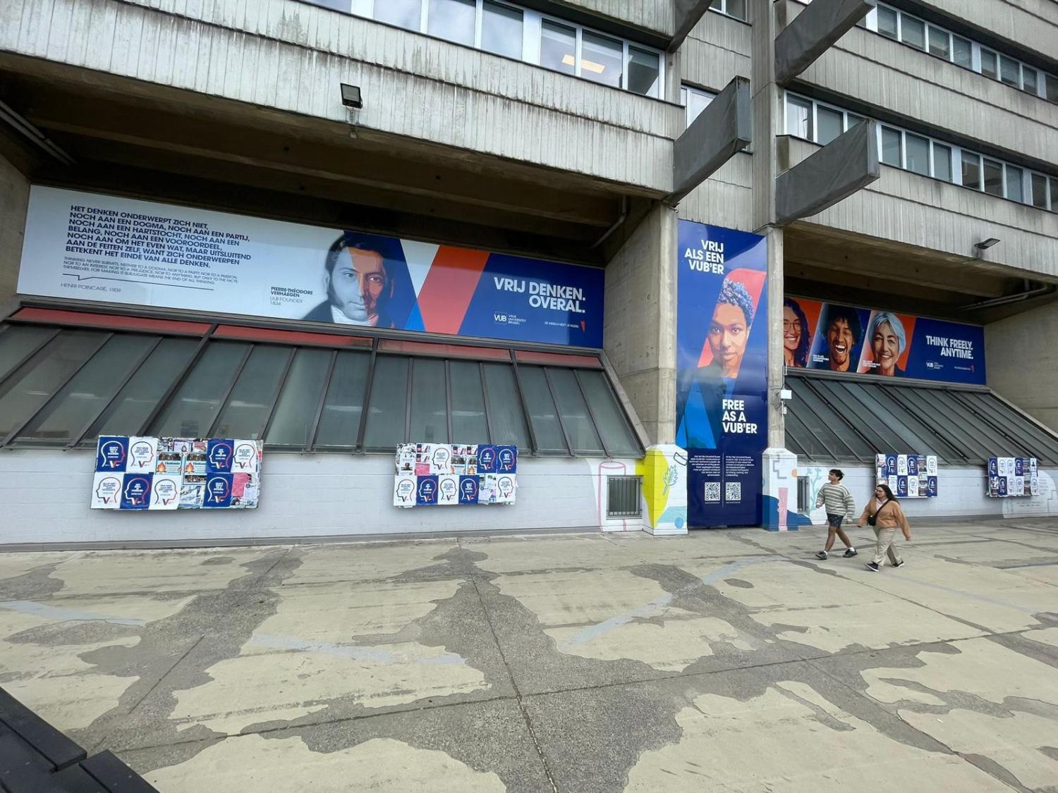 Vrij denken. Overal. (campagnebeeld)