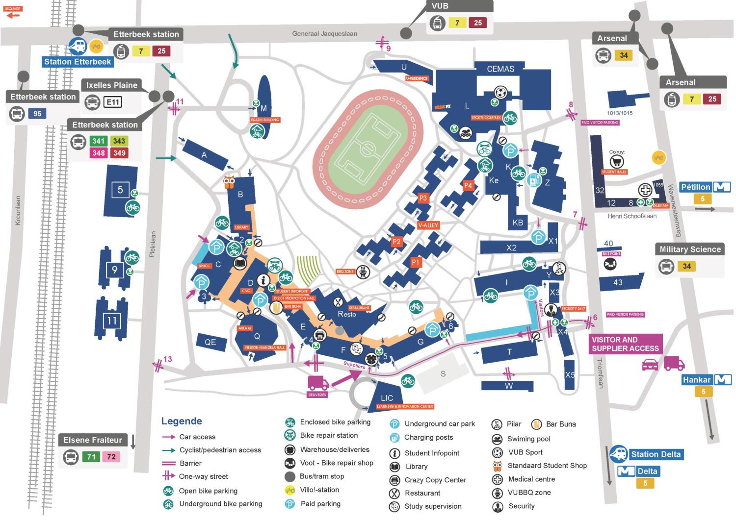 Main_Campus_Etterbeek_plan