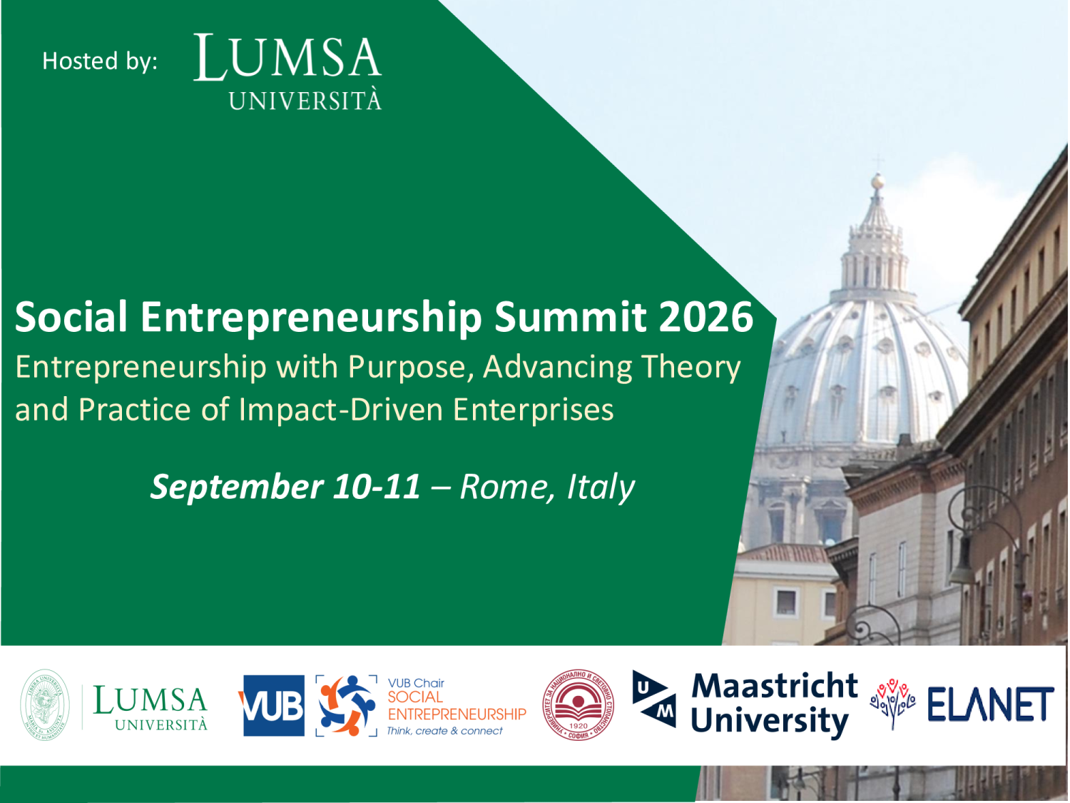 Social entrepreneurship conference 2026