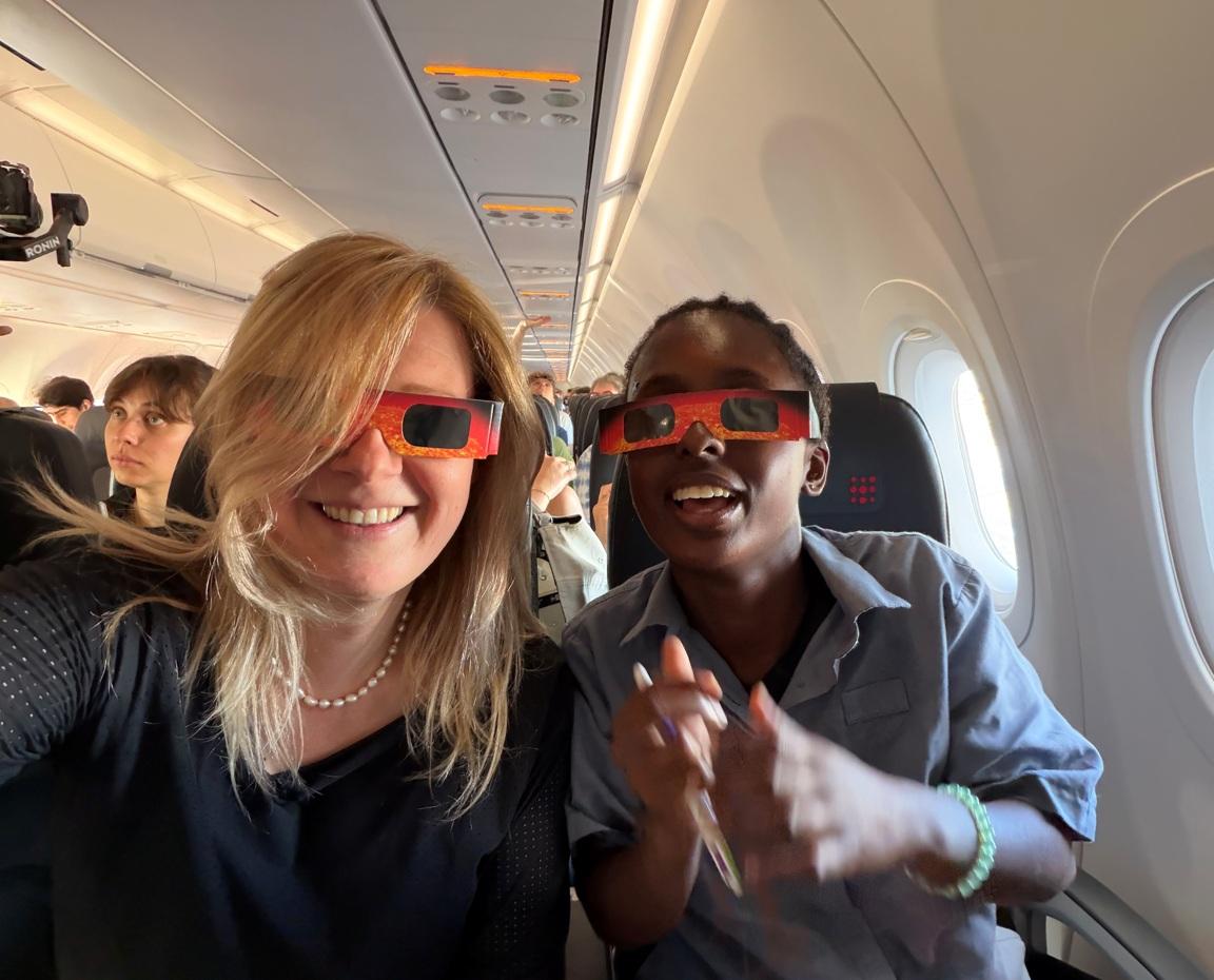 Valery Ann Jacobs met student